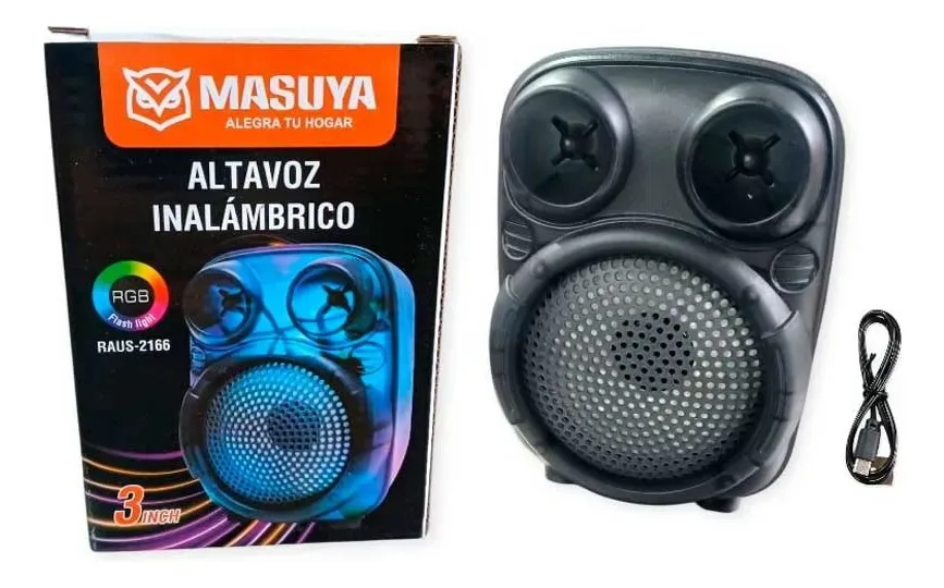 Parlante Inalambrico Bluetooth 4 PULGADAS.