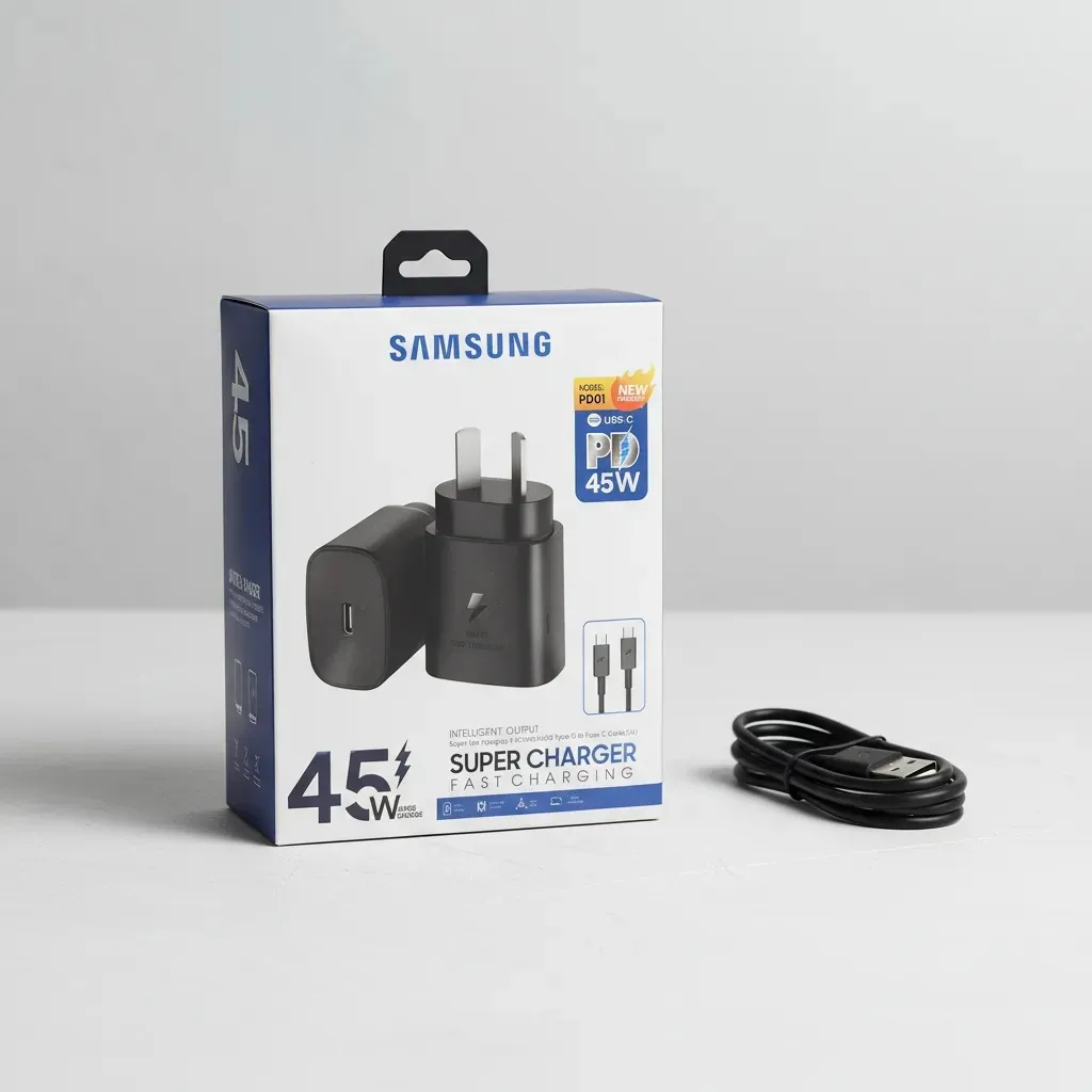 Cargador Samsung Carga Rápida 45w Tipo C